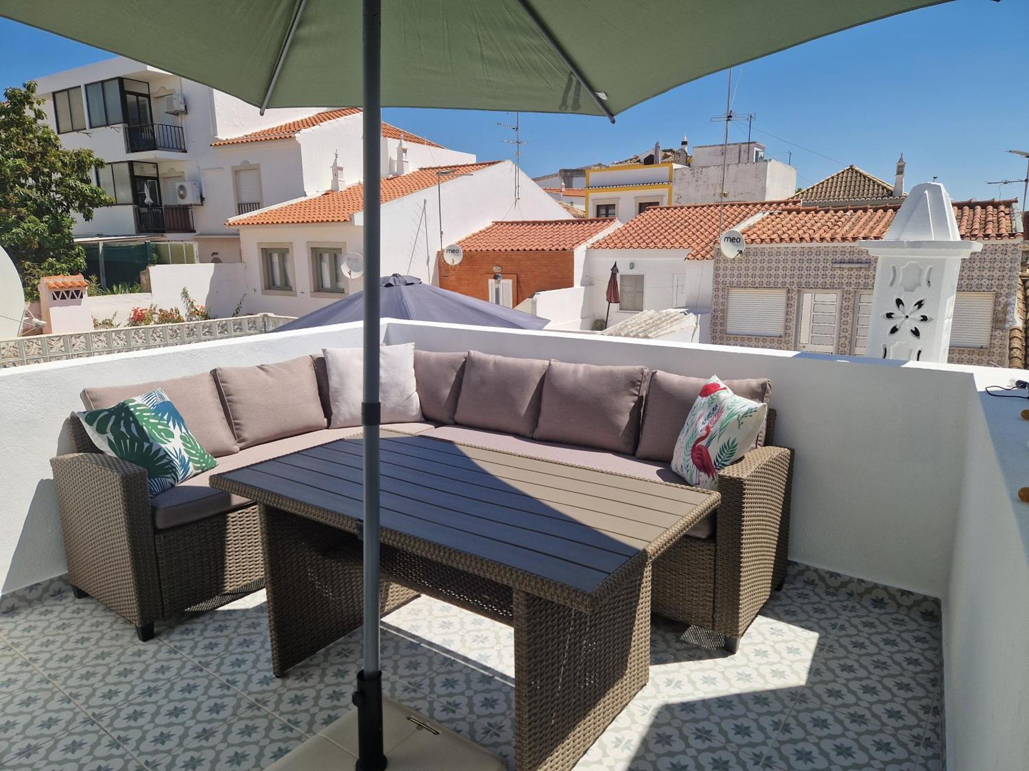 House With Private Roof Terrace In Centre Vila Tavira Exterior foto